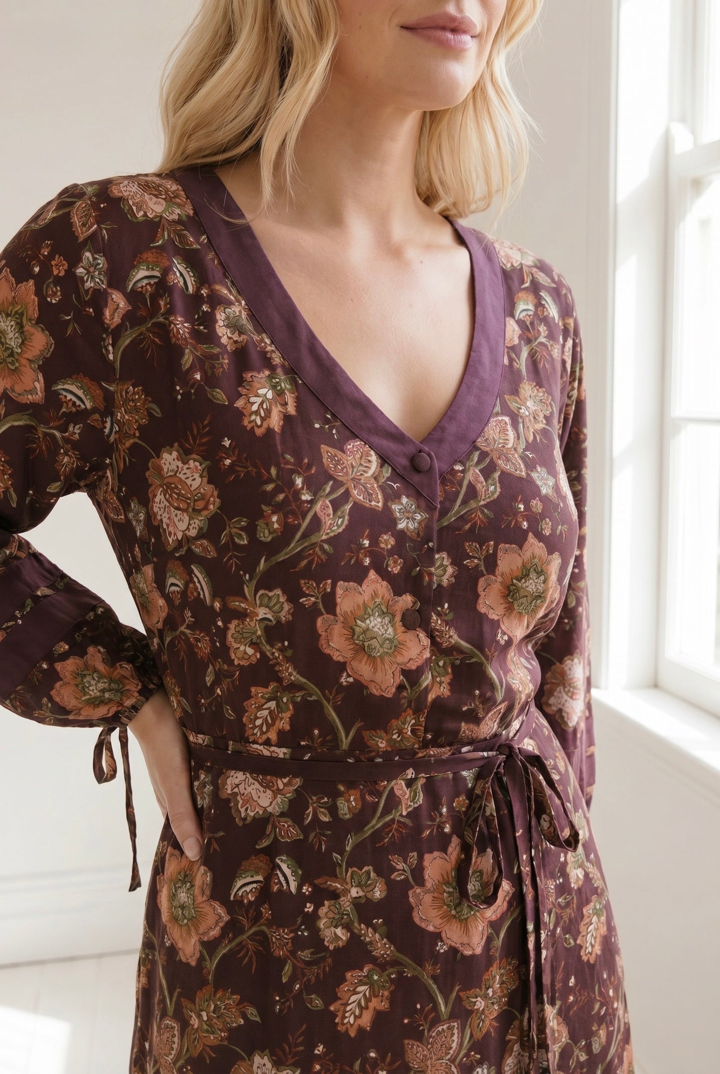 Raven midi dress bloom