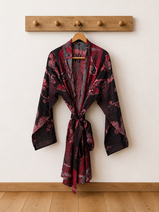 BIRDSONG - kimono /robe cashmere blend cardigan