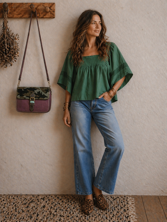 Oak cotton blouse