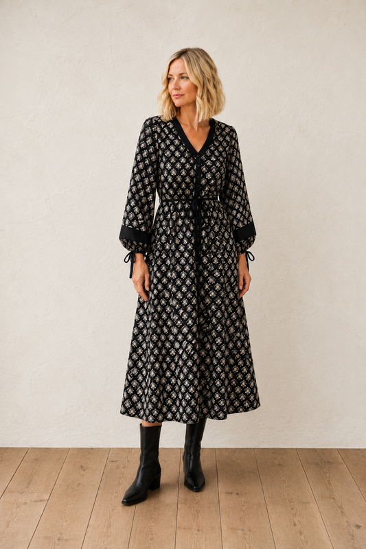 Raven midi dress