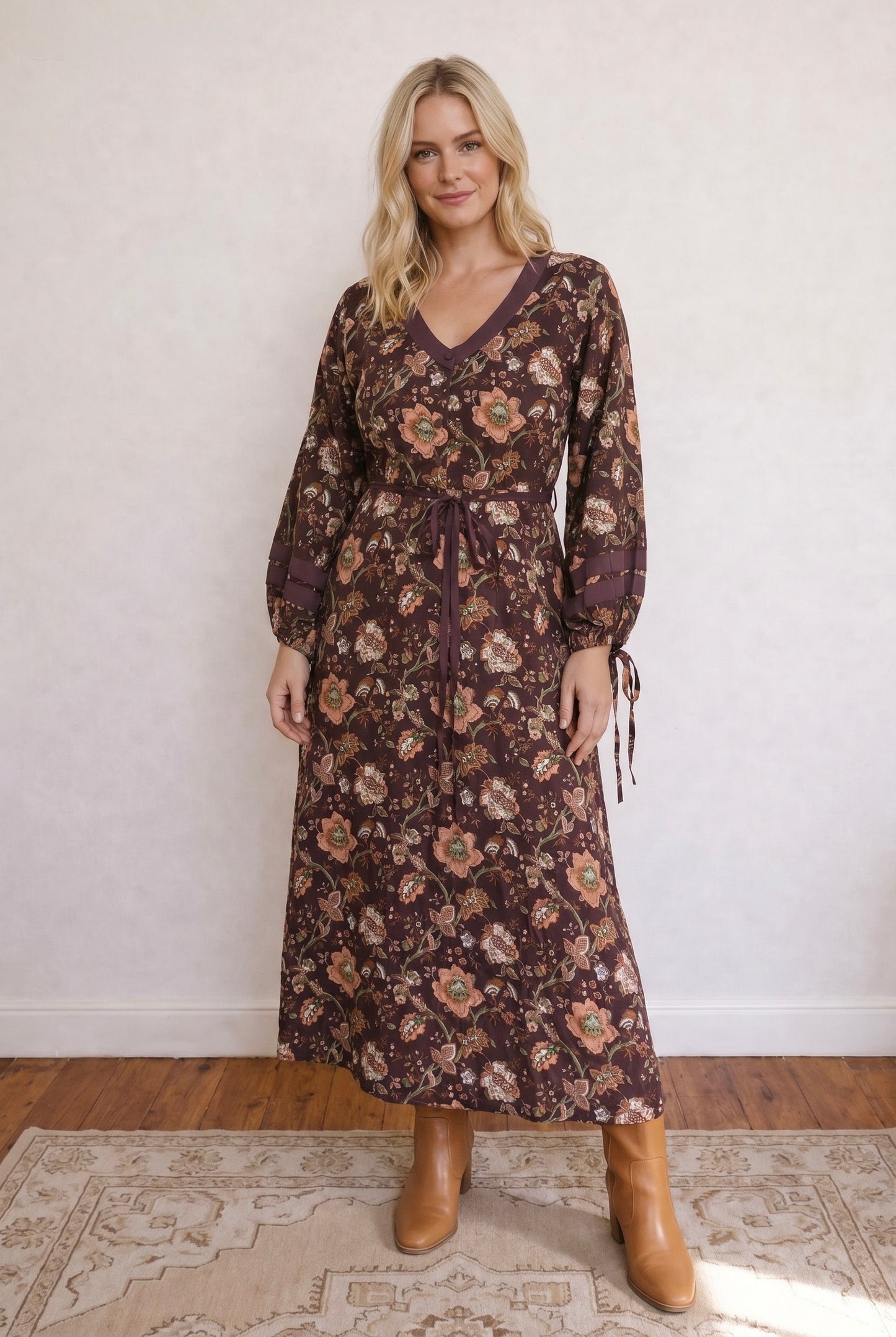 Raven midi dress bloom