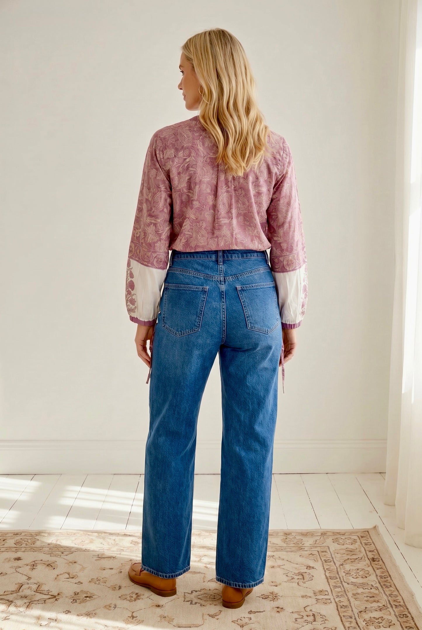 Bombay  blouse - Rosewater