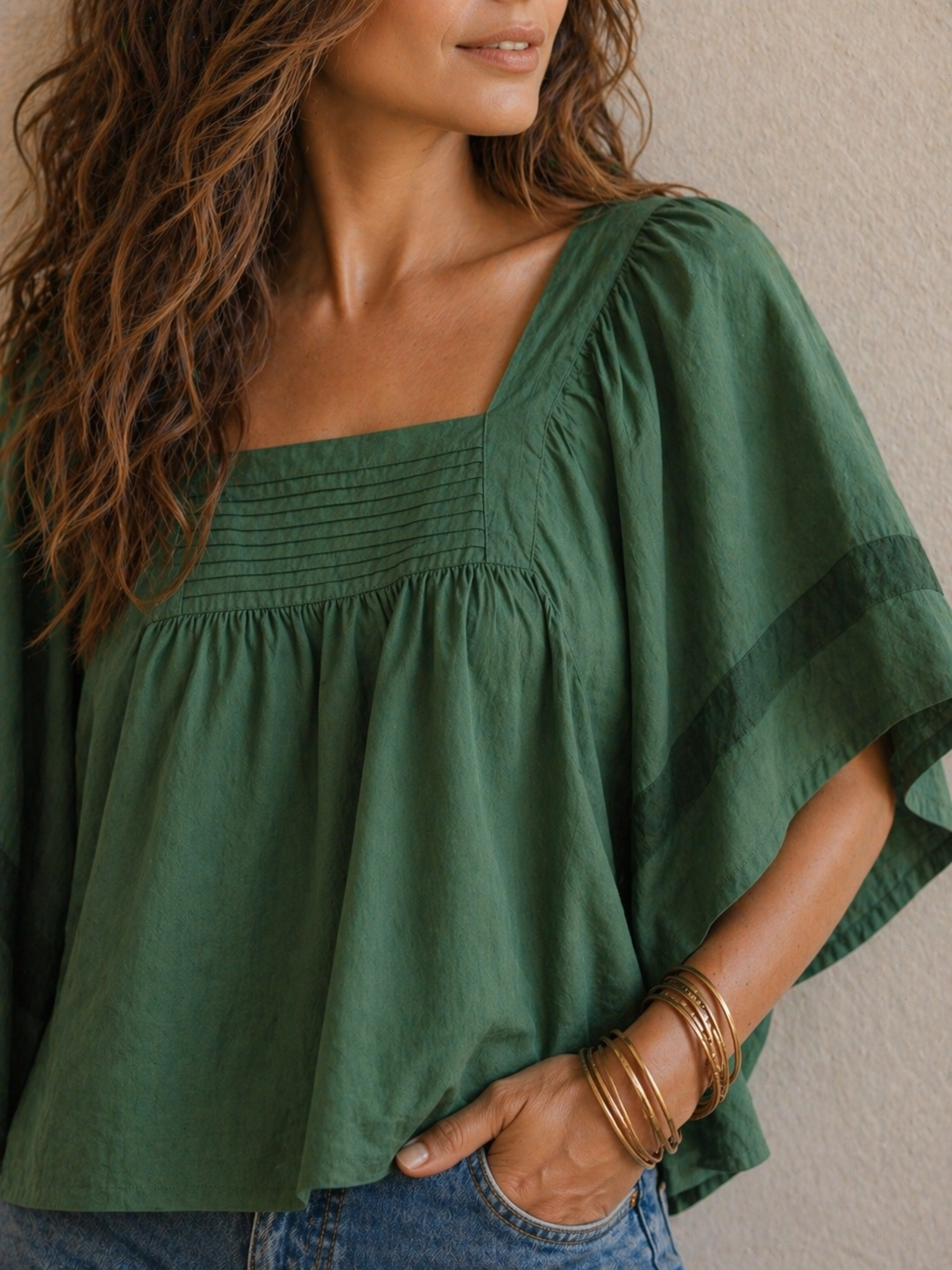 Oak cotton blouse