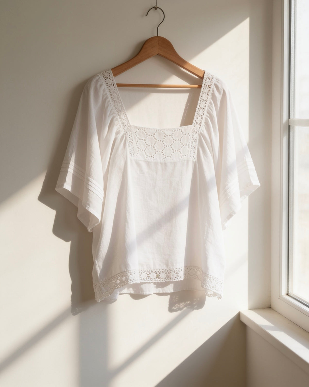 OAK cotton lace  blouse