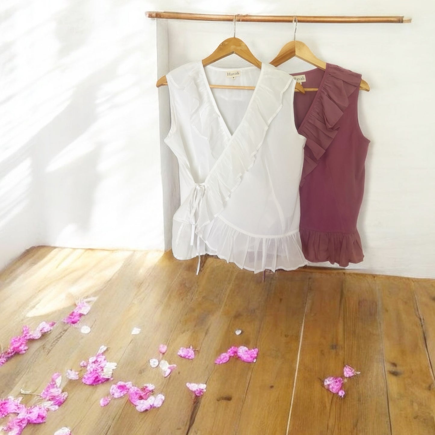 Florence wrap blouse