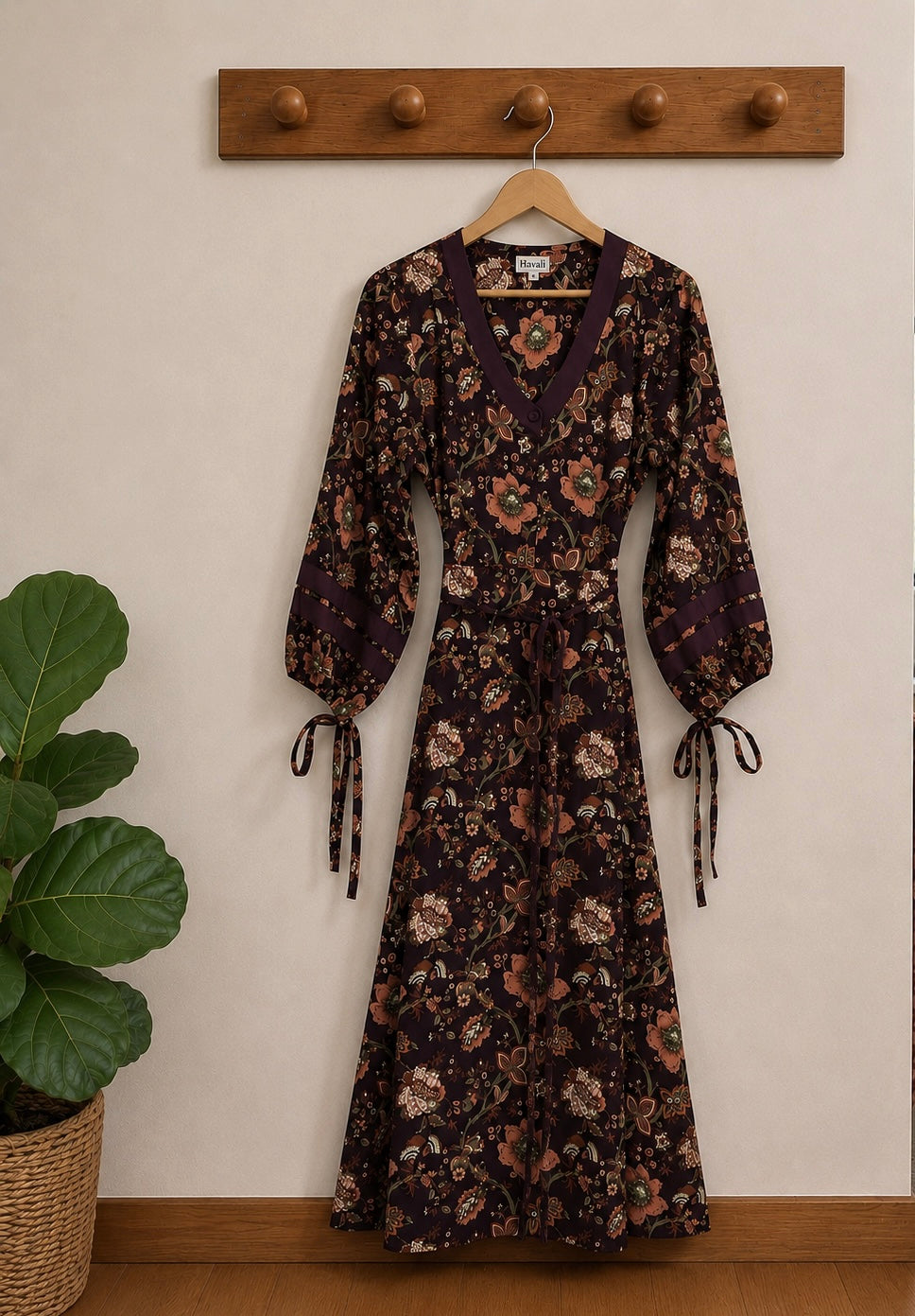 Raven midi dress bloom