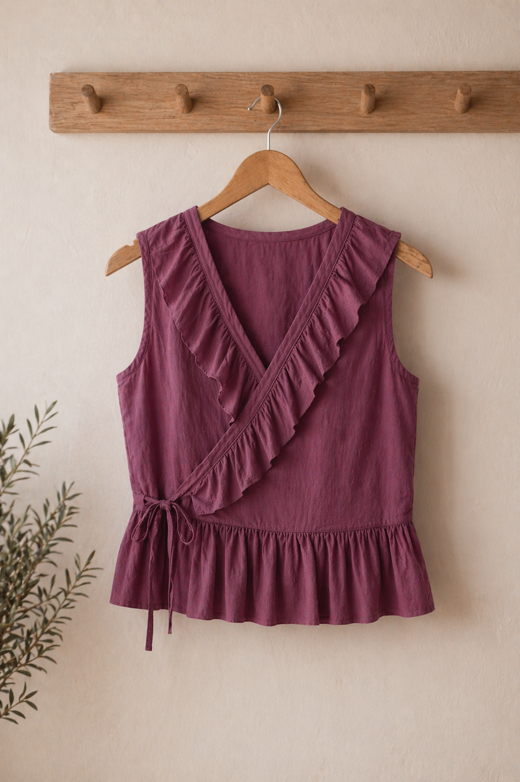 Florence wrap blouse