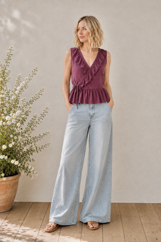 Florence wrap blouse