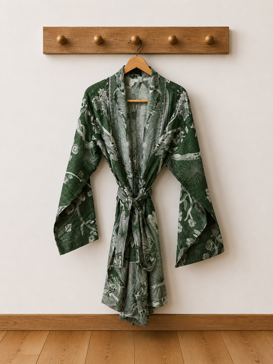 Cashmere & Bamboo jacket / kimono reversible